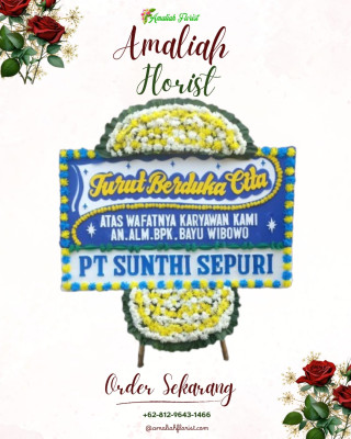 Papan Bunga Duka di Jatiuwung