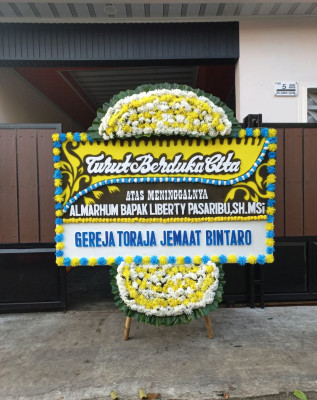 Papan Bunga Duka di Jatiuwung