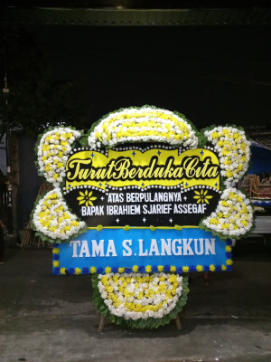 Papan Bunga Duka di Jatiuwung