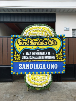 Papan Bunga Duka di Jatiuwung